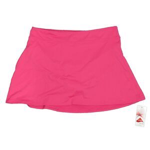 Lands' End Hot Pink Skirted Swimsuit With Attached Brief Plus Size 22W